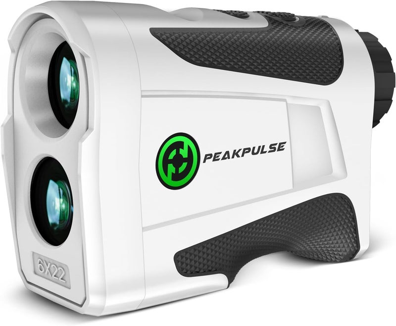 PEAKPULSE 1200 1700 Yards Golf Rangefinder Slope Magnetic Rechargeable 6X Magnification Laser Distance Range Finders Flag Pole Locked Vibration Golfer Accessories - Image 1